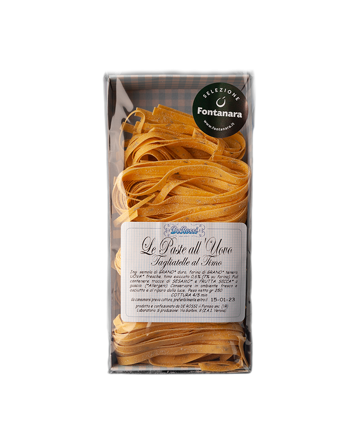 Fettuccine all'uovo - TIMO 250 gr