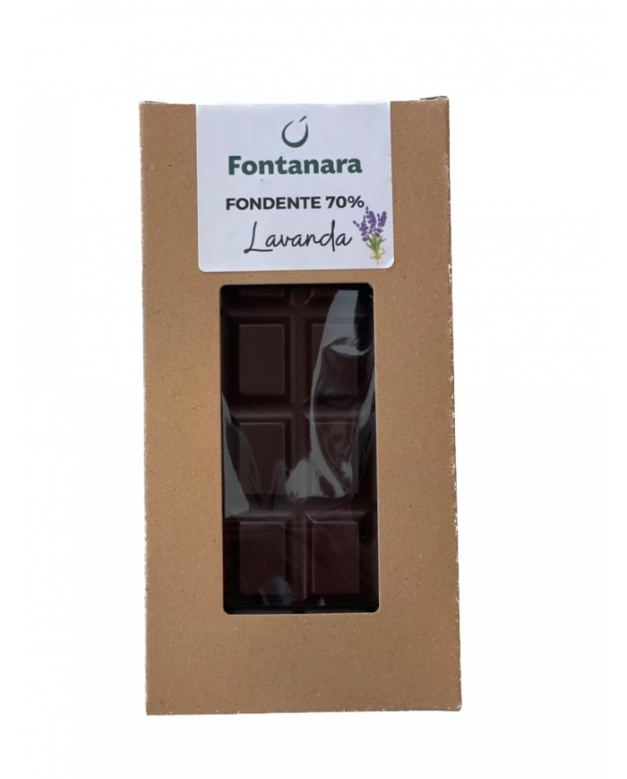 Tavoletta di cioccolato alla lavanda 50 gr