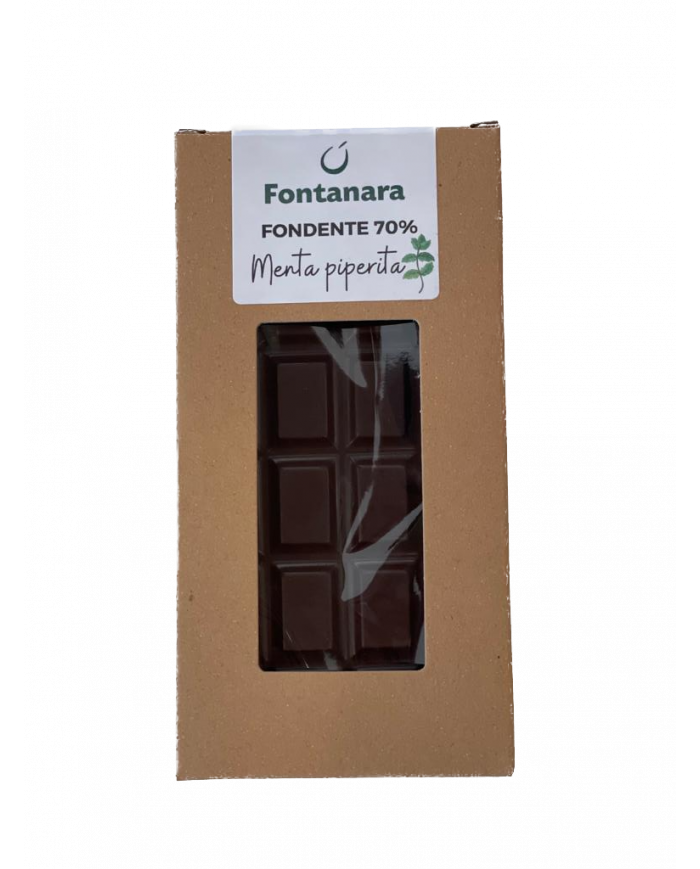 Tavoletta di cioccolato alla menta 50 gr