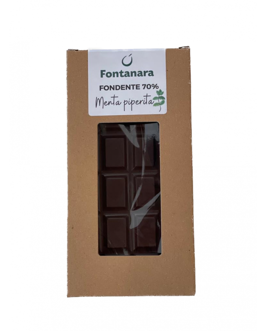 Tavoletta di cioccolato alla menta 50 gr